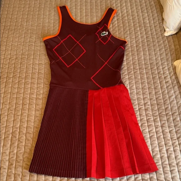 Lacoste UltraDry Women's Tennis Dress - Picture 3 of 5